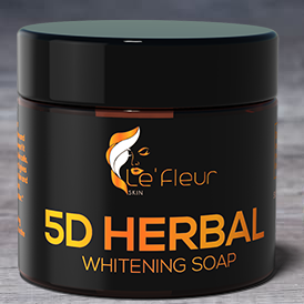 Le'Fleur 5D Herbal Whitening Soap 500ml/16oz ***UPGRADED***