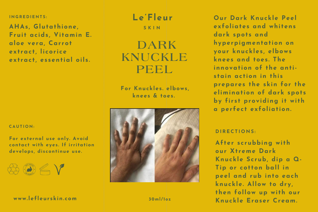 DARK KNUCKLE PEEL