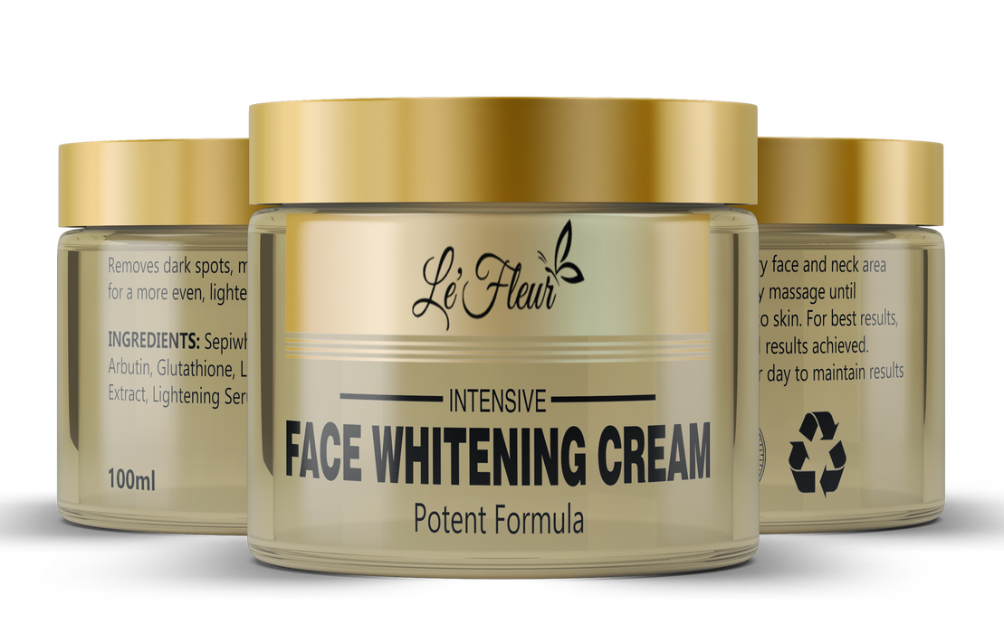 Le'Fleur Intensive Face Whitening Cream- 100ml
