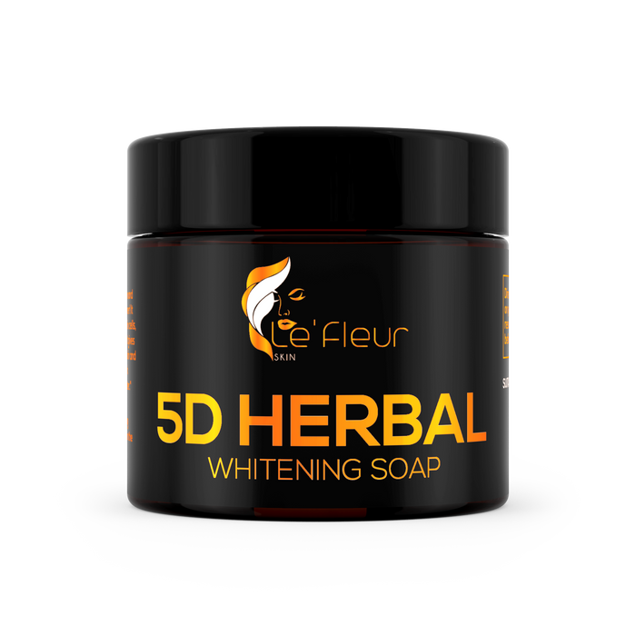 5D Herbal Whitening Soap 500ml/16oz ***UPGRADED W/ KOJIC ACID***