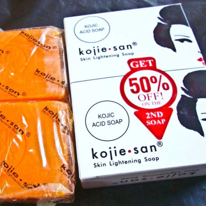 ORIGINAL Kojie San Skin Lightening Kojic Acid Soap, 135g x2 Bars