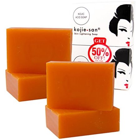 ORIGINAL Kojie San Skin Lightening Kojic Acid Soap, 135g x2 Bars