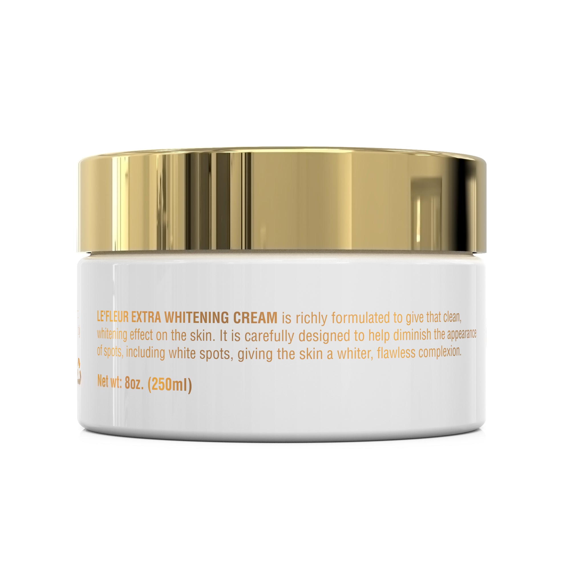 EXTRA WHITENING CREAM/KNUCKLE ERASER SET 8oz/250ml Lefleurskin